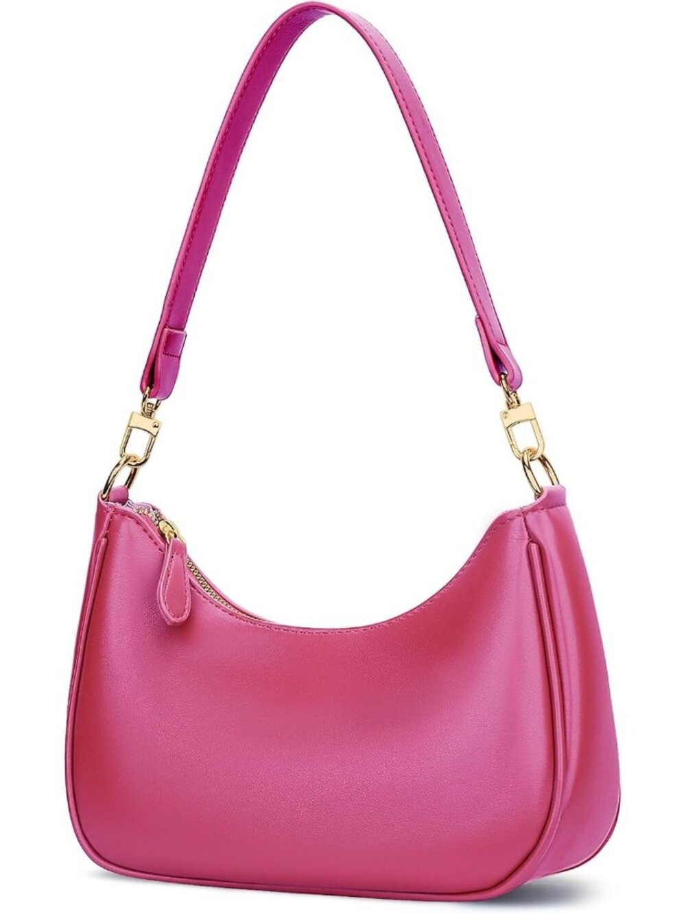 Women Rosered Cute Hobo Retro Clutch Tote Purse Zipper Shoulder Handbag Bag
